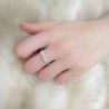 DIFINES Fashion Eternity Engagement Promise in Women's Band Rings