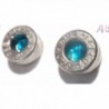 caliber Silver Earrings Stainless crystal in Women's Stud Earrings