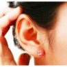 Pink Universe Silver Music Earrings in Women's Stud Earrings