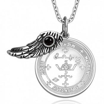 Archangel Michael Simulated Pendant Necklace in Women's Pendants