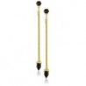 CC Skye 12k Gold-Plated The Retro Black Onyx Drop Earrings - CQ11X60JQUN