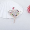Elegant Jewelry Gold tone Ballerina Brooches in Women's Brooches & Pins