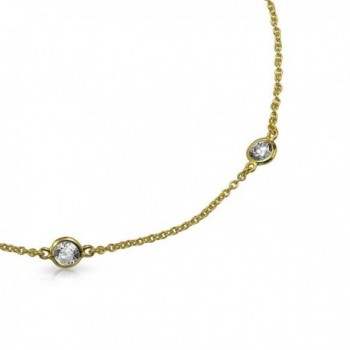 Bling Jewelry Plated Silver Anklet