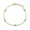 Bling Jewelry Plated Silver Anklet in Women's Anklets