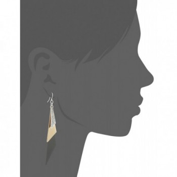 GUESS Basic Linear Triangles Earrings