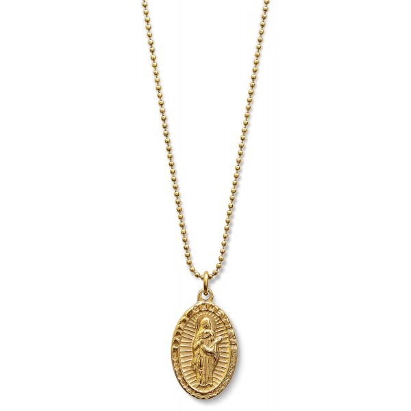 Necklace Medallion Genevieve Christian Catholic - CV17YYSDMQT