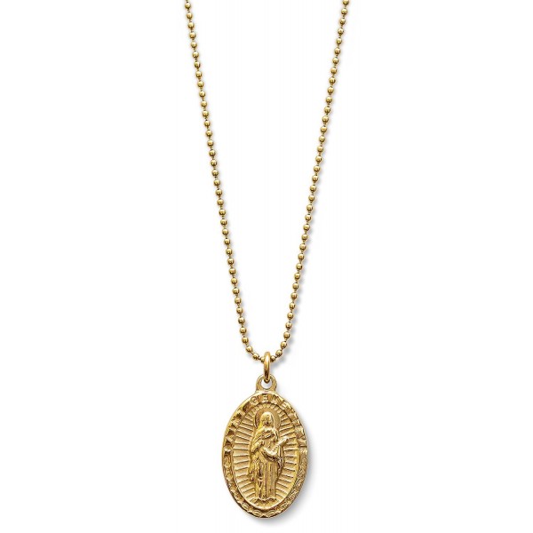 Necklace Medallion Genevieve Christian Catholic - CV17YYSDMQT