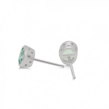 Blue Helenite Gaia Stone Earrings in Women's Stud Earrings