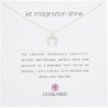 Dogeared Let Imagination Shine Crescent 16" Boxed Necklace - C012DMEYO59