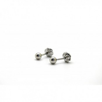 Chelsea Jewelry Collections screw back Stainless in Women's Stud Earrings