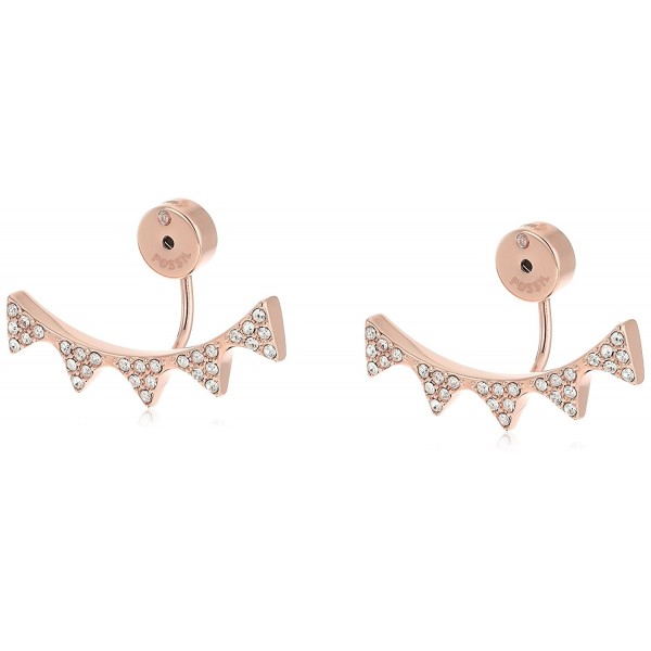 Fossil Spike Earring Jackets - Rose Gold-Tone - CZ12FVD6SQR