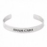 Stainless Steel Anam Cara Soul Friend Poesy Friendship Bracelet- Women's - CV11FMK999X