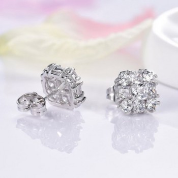 GULICX Eye catching Zirconia rhinestone earrings