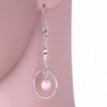 Natural Lustrous Teardrop Sterling Earrings