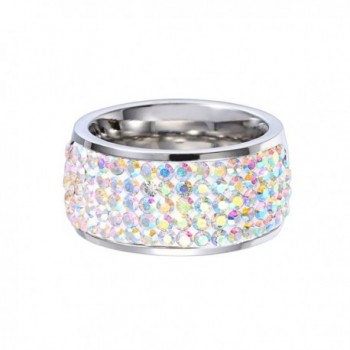 MASOP Fashion Rings Zirconia Silver