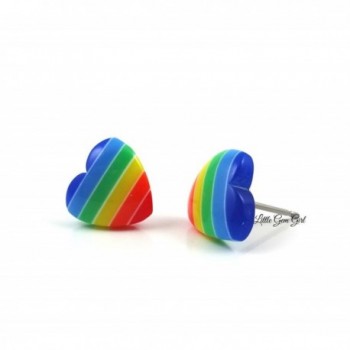 Rainbow Earrings Surgical Stainless Sensitive