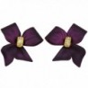 RUCINNI Purple Ribbon Earrings - CU12NUL6REF