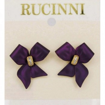 Rucinni 10333PP RUCINNI Purple Earrings