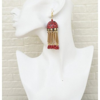 Sansar India Tibetan Tassel Earrings in Women's Drop & Dangle Earrings
