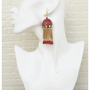 Sansar India Tibetan Tassel Earrings in Women's Drop & Dangle Earrings