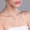 Aquamarine Sterling Gemstone Birthstone Necklace