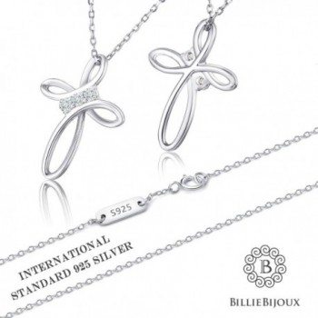 Billie Bijoux Sterling Infinity Necklace in Women's Pendants