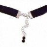 Black Velvet Choker Necklace Agate