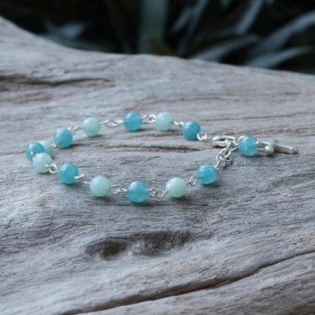 NOVICA Multi Gem Amazonite Sterling Bracelet