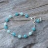 NOVICA Multi Gem Amazonite Sterling Bracelet in Women's Link Bracelets