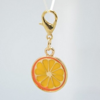 Paialco Enamel Orange Fruit Charms