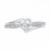 Sterling Silver Round Diamond Promise