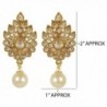 MUCHMORE Fashion Crystal Earrings Bollywood