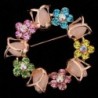 YAZILIND Jewelry Colorful Zirconia Brooches