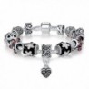 Presentski Fashion Jewelry European 925 Sterling Silver Plated Frog Charm Bracelet for Women Men Girls - CM12DS48ZMB