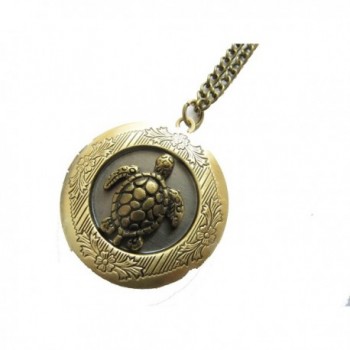 Personalized Turtle Locket Necklace-turtle Jewelry-sea Turtle Locket Pendant-beach Jewelry - CY128Q1LI7F