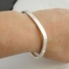 Sterling Silver Square Bangle Bracelet