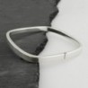 Sterling Silver Square Bangle Bracelet in Women's Bangle Bracelets