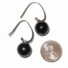 Obsidian Earrings Spheres Natural Healing in Women's Drop & Dangle Earrings