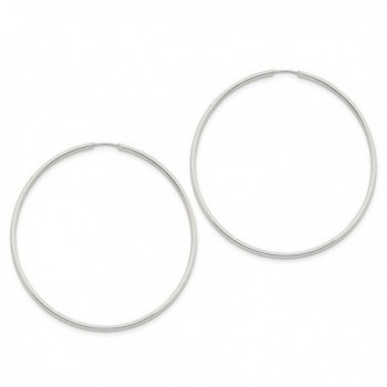 Sterling Silver Hoop Earrings (Approximate Measurements 70mm x 70mm) - CD110OM2NP1