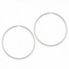 Sterling Silver Hoop Earrings (Approximate Measurements 70mm x 70mm) - CD110OM2NP1