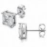 Jstyle Stainless Zirconia Earrings Piercing in Women's Stud Earrings