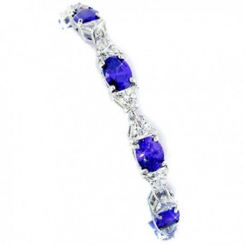 Amethyst Color Silver Bracelet BC433