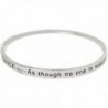 Heirloom Finds Dance as Though No One is Watching Twist Bangle Bracelet in Silver Tone - C9119K67I3T