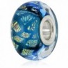 Chamilia Sterling Silver and Murano Glass Opulence Bead Charm - Sterling Silver/Blue Murano Glass - CD11H666ZED