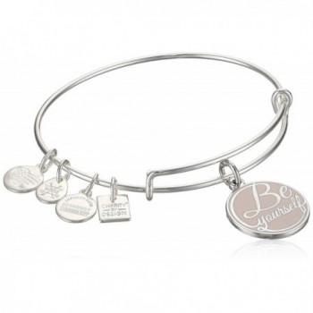 Alex and Ani Charity by Design- UNICEF Peace Bangle Bracelet - Shiny Silver - CK187DWUA5G