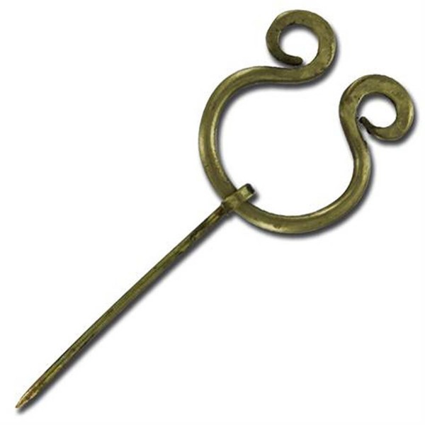 Medieval Renaissance Forged Penannular Brass Brooch - CX12NB765CK