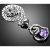 CLEARANCE Amethyst Necklace February Birthstone in Women's Pendants