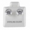 Sterling Silver Womens Earrings Zirconia in Women's Stud Earrings